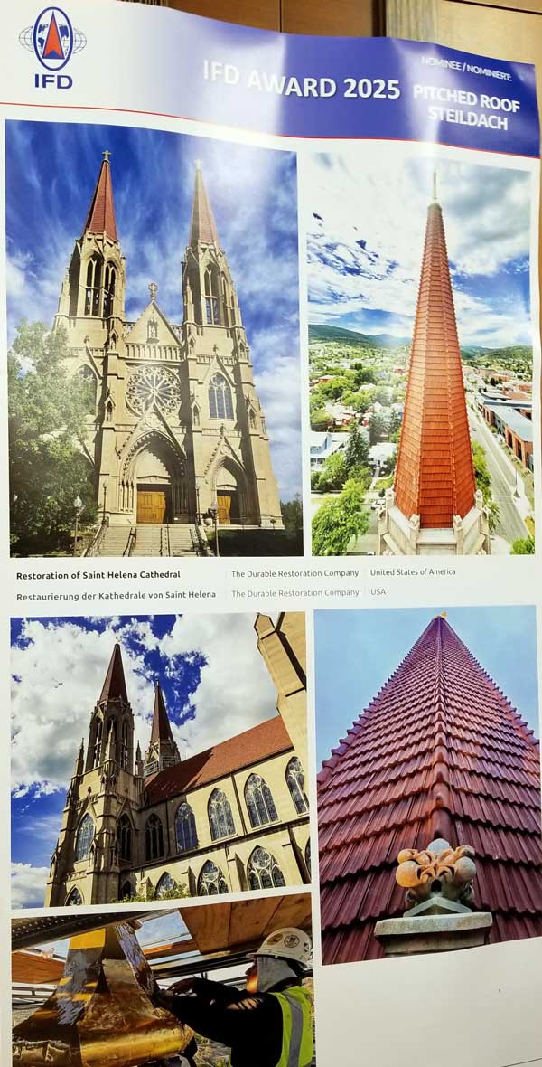 Durable Slate won awards at the 2025 International Federation of the Roofing Trades in Bratislava, Slovakia. Durable Slate won awards at the 2025 International Federation of the Roofing Trades in Bratislava, Slovakia.