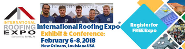 International Roofing Expo 2018 - Slate Roofing Contractors Association International Roofing Expo 2018 - Slate Roofing Contractors Association