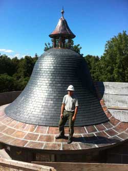 Liam Tower of Slate Affair, Inc. Liam Tower of Slate Affair, Inc., VP of the SRCA, has received an International Federation for the Roofing Trades Award in "Pitched Roofing